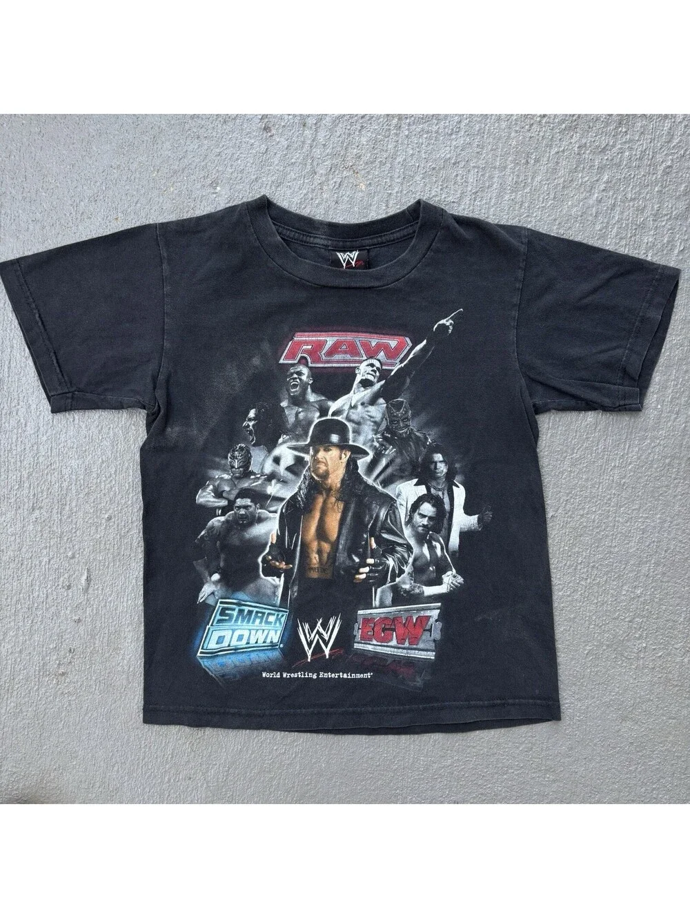 Vintage 2007 WWE Smackdown Vs Raw Wrestling Undertaker  John Cena YOUTH Small 7Y